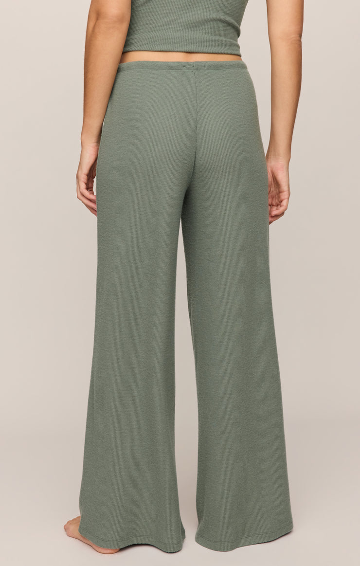 Pants Waffle Brushed Thermal Pant Monstera