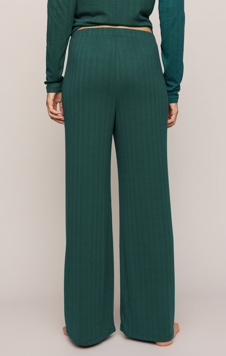 Pants Aries Silky Pointelle Pant Velvet Green