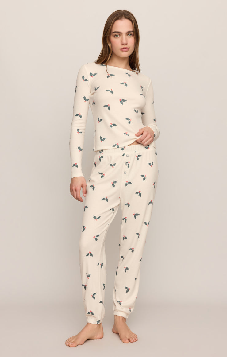 Pants Holly Thermal Jogger Vanilla Ice