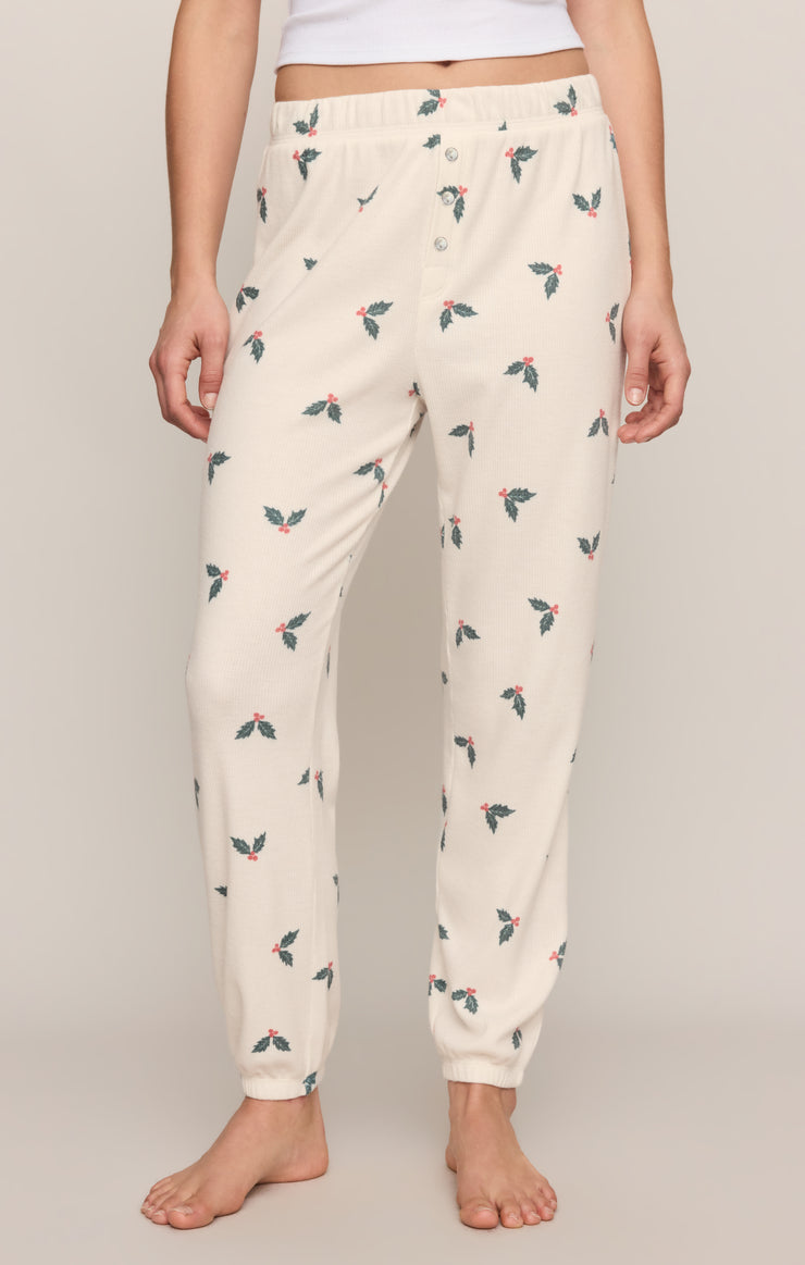 Pants Holly Thermal Jogger Vanilla Ice