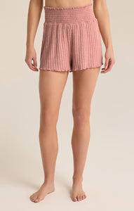 ShortsDawn Smocked Rib Short Rosebud