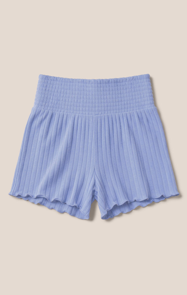 Dawn Smocked Silky Rib Short