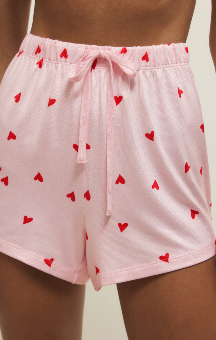 Shorts Love First Heart Short Pink Marshmallow