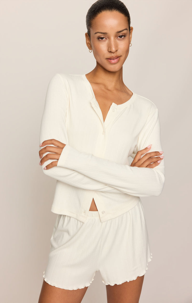 Shorts Let’s Make Up Pointelle Short Vanilla Ice