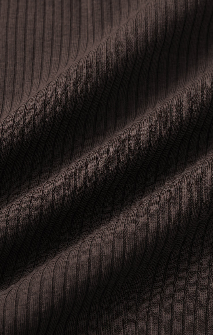 Shorts Just Right Rib Short Cocoa Bean