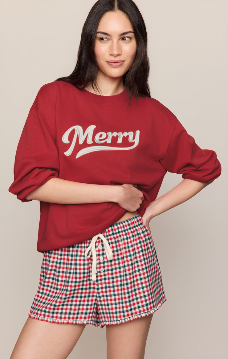 Jolly Gingham Short