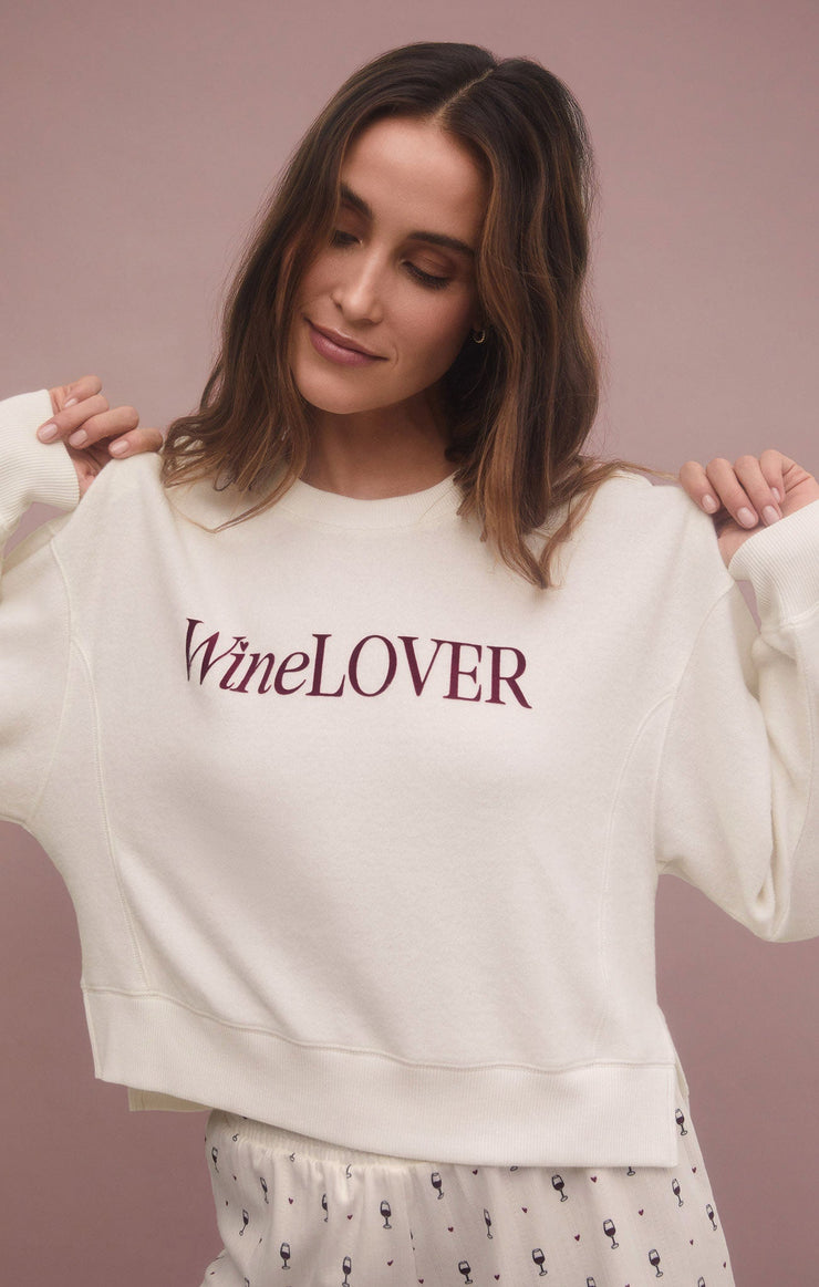 Tops Wine Lover Long Sleeve Top Wine Lover Long Sleeve Top