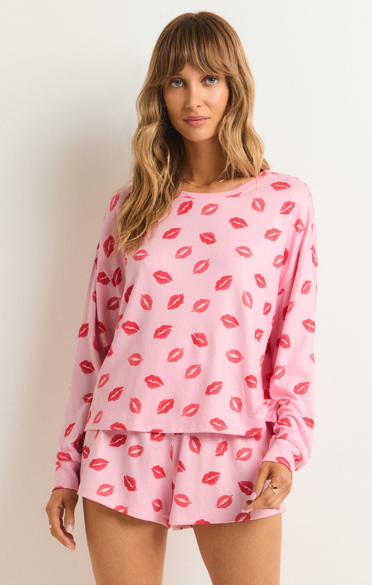Pucker Up Kisses Long Sleeve Top – Z SUPPLY