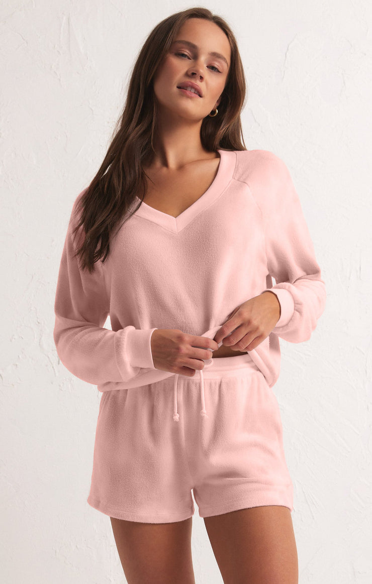 Tops Candy Skies Long Sleeve Top Peachsicle