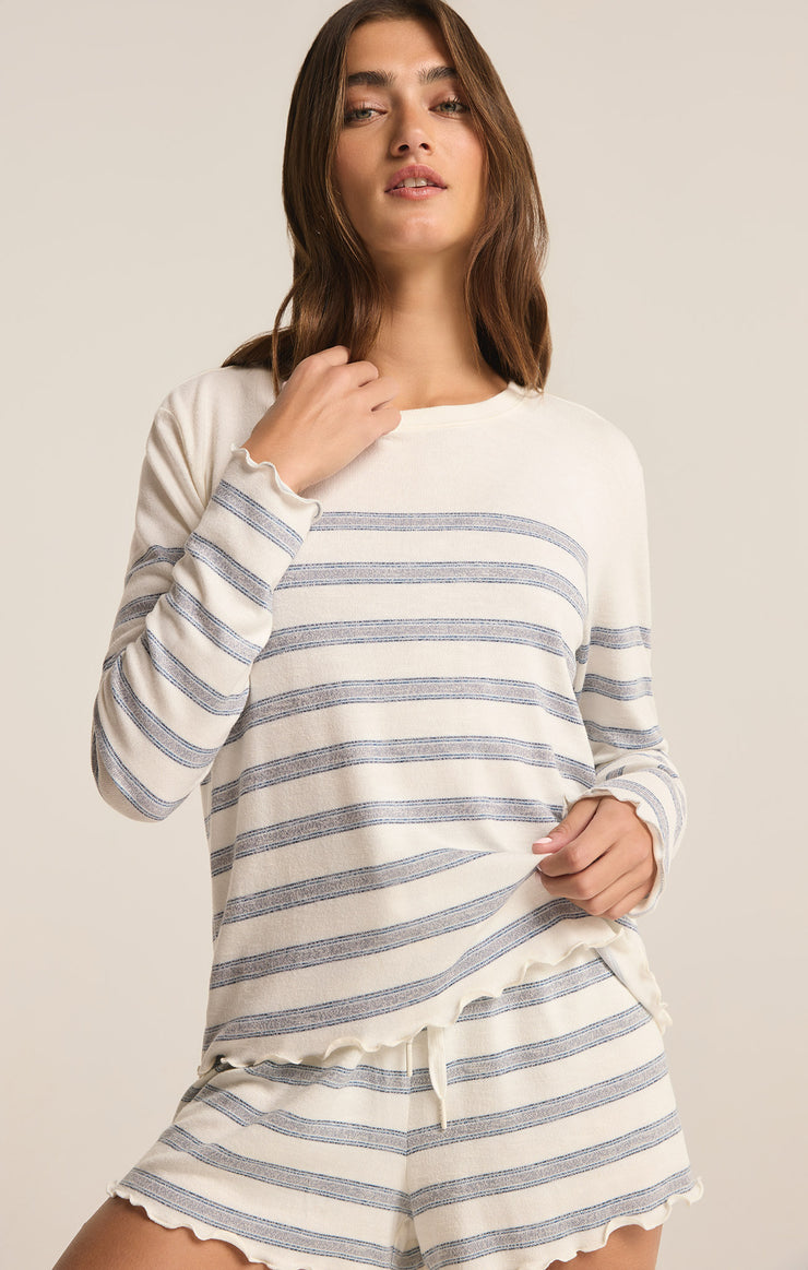 Tops Hometown Stripe Long Sleeve Top Hometown Stripe Long Sleeve Top