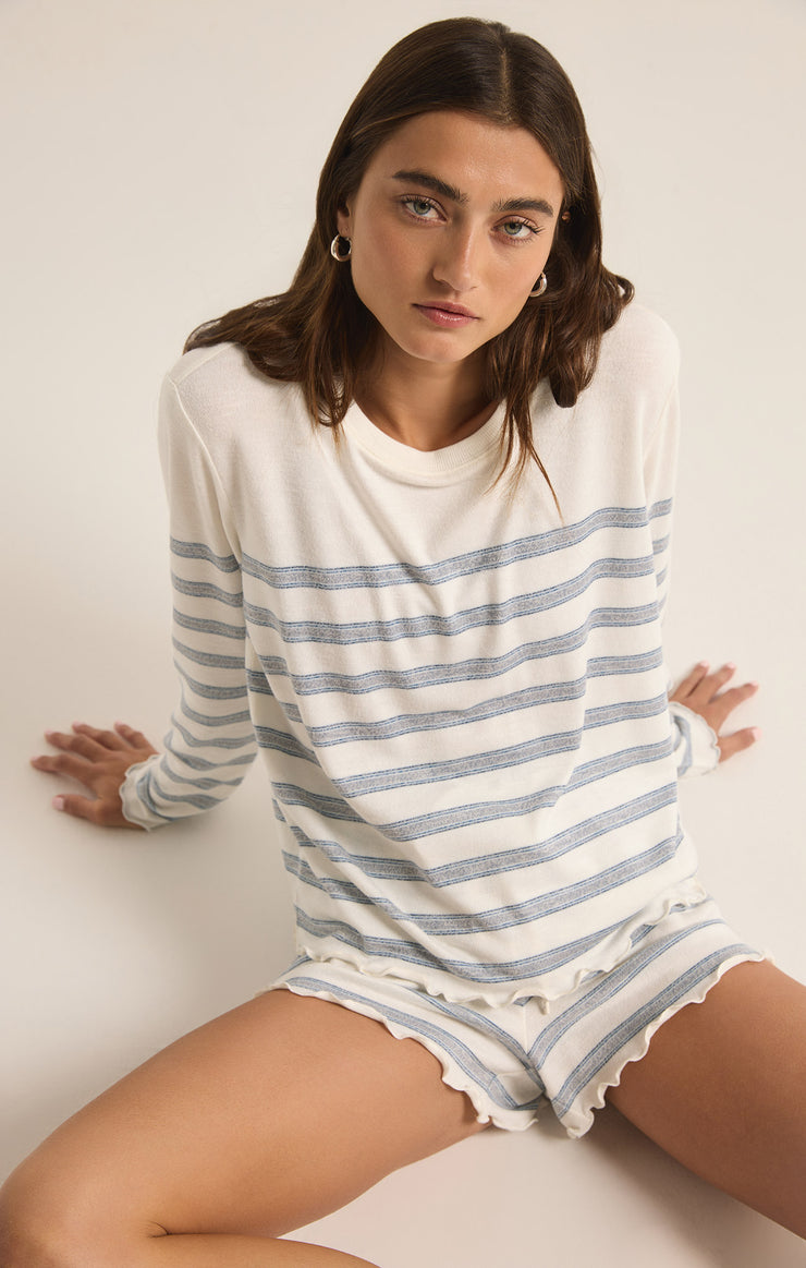 Tops Hometown Stripe Long Sleeve Top Hometown Stripe Long Sleeve Top