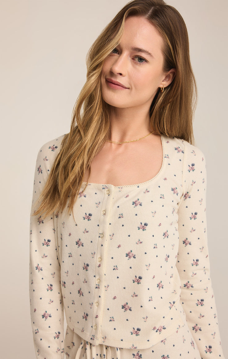 Tops Tess Rosebud Long Sleeve Top Tess Rosebud Long Sleeve Top