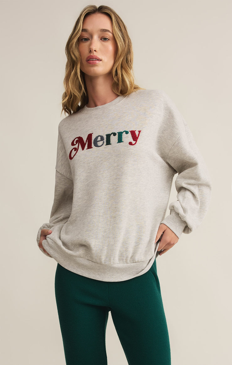 Tops Merry Fleece Sweatshirt Merry Fleece Sweatshirt