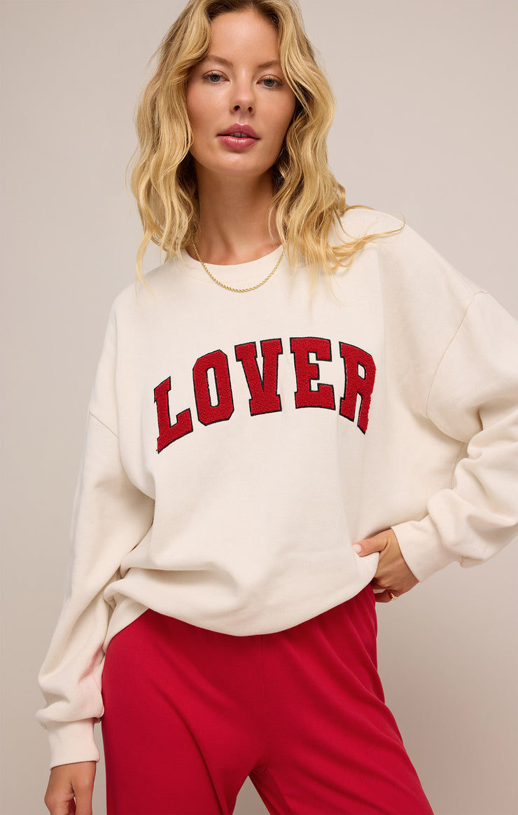 Tops Oversized Lover Sweatshirt Vanilla Ice