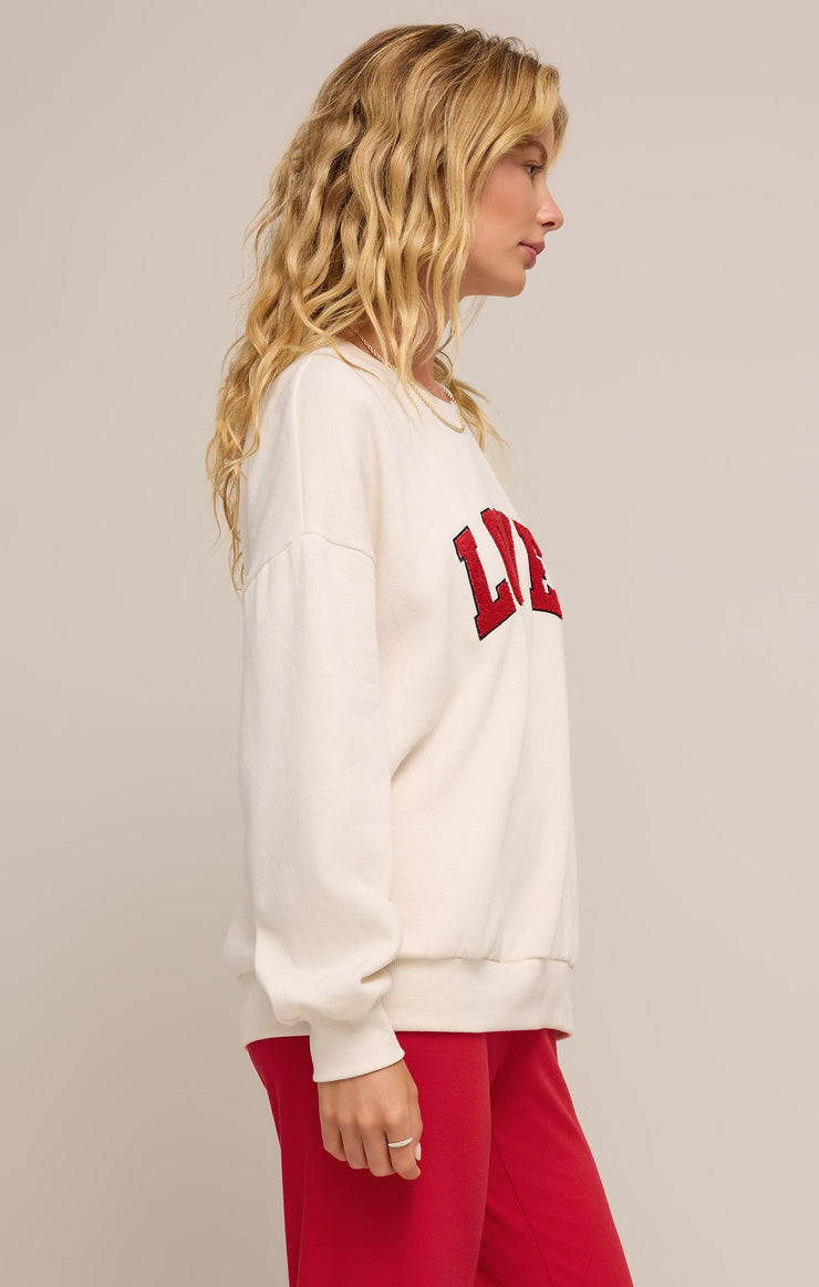 Tops Oversized Lover Sweatshirt Vanilla Ice