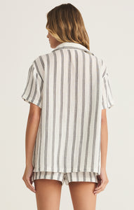 TopsSeascape Stripe Shirt White Shell