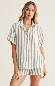 TopsSeascape Stripe Shirt White Shell