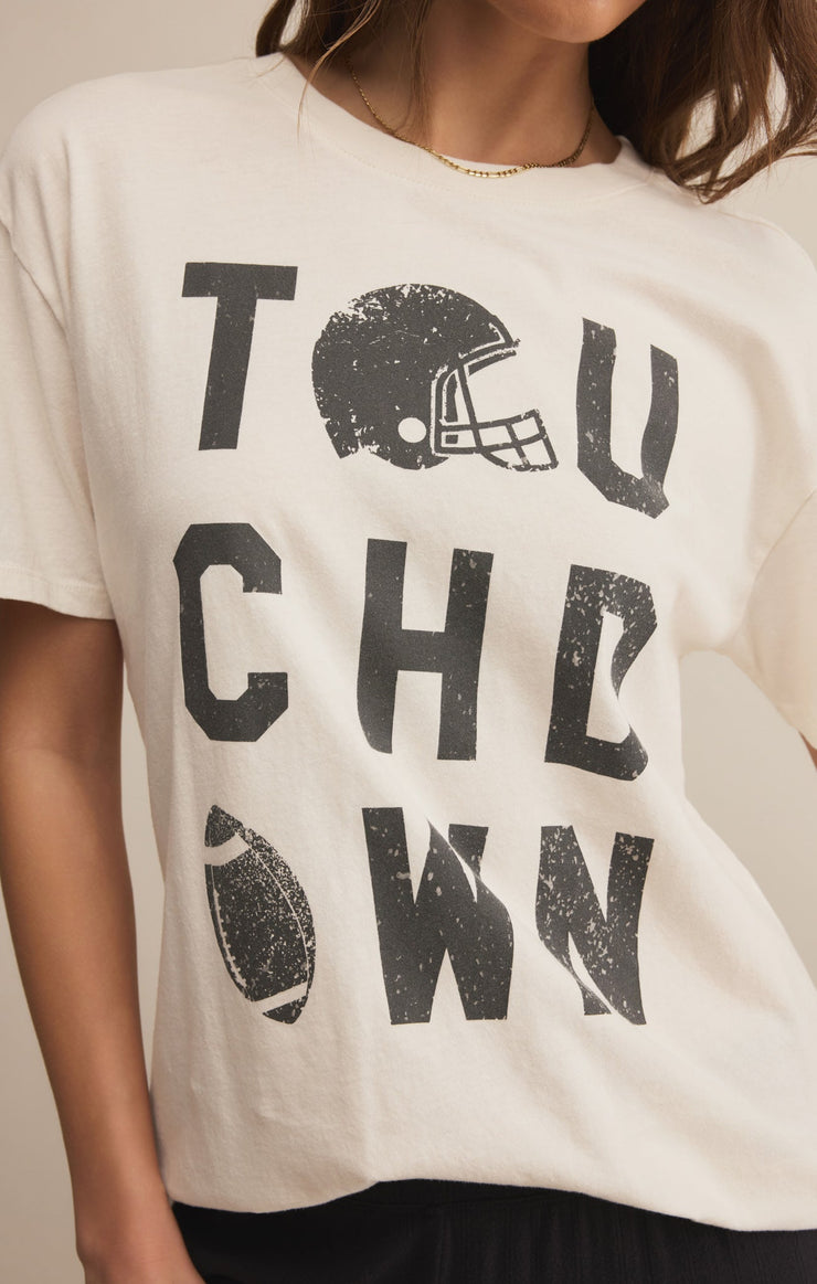 Tops Boyfriend Touchdown Tee Vanilla Ice