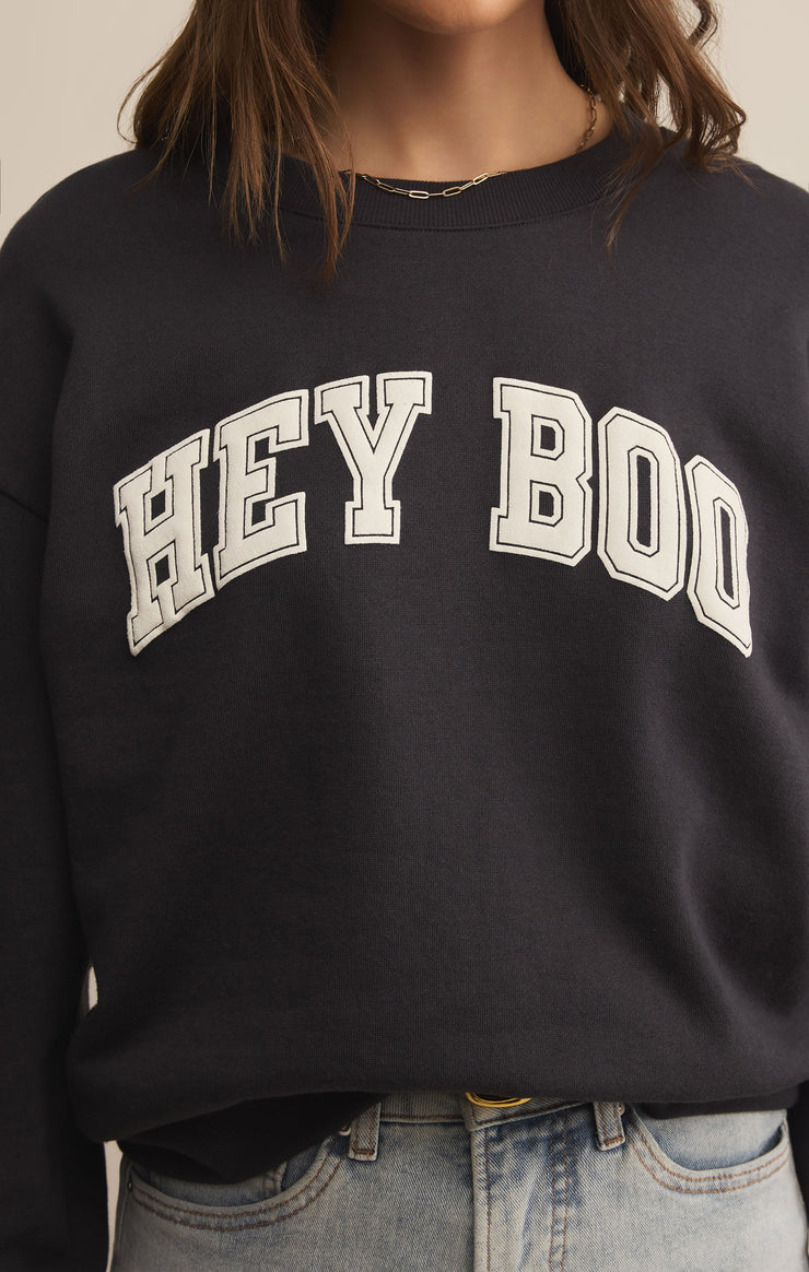 Tops Classic Hey Boo Crew Classic Hey Boo Crew