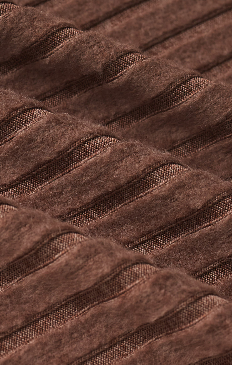 Pants Dawn Smocked Silky Rib Pant Macchiato