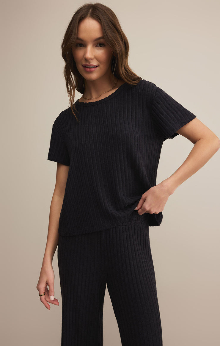 Tops Kara Rib Tee Kara Rib Tee