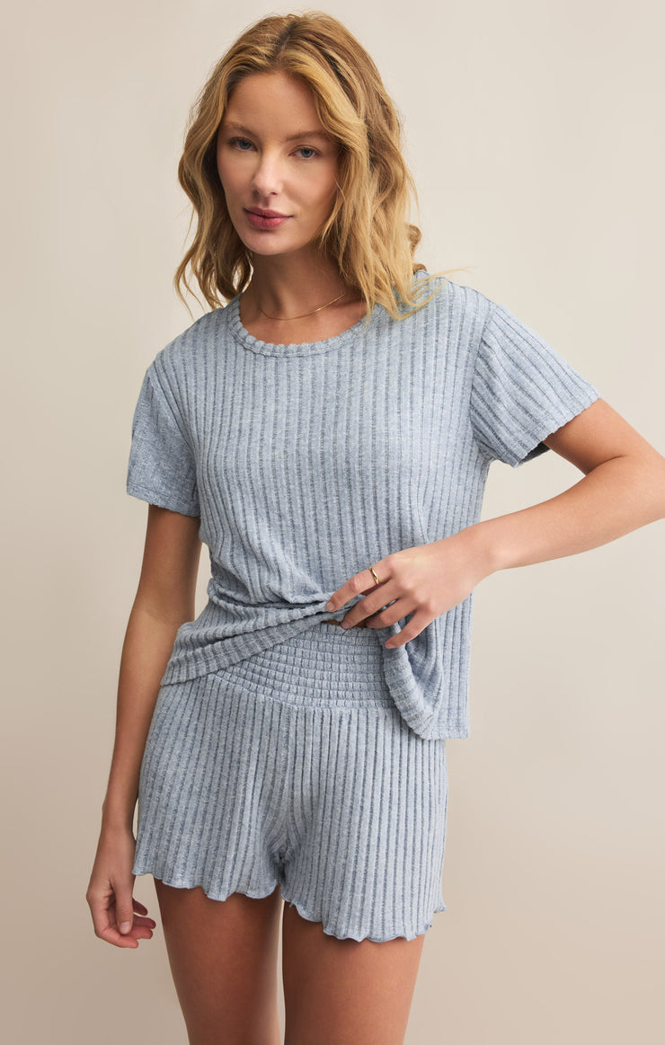 Tops Kara Rib Tee Kara Rib Tee