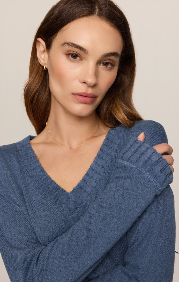 Tops Courtney Long Sleeve Top True Navy