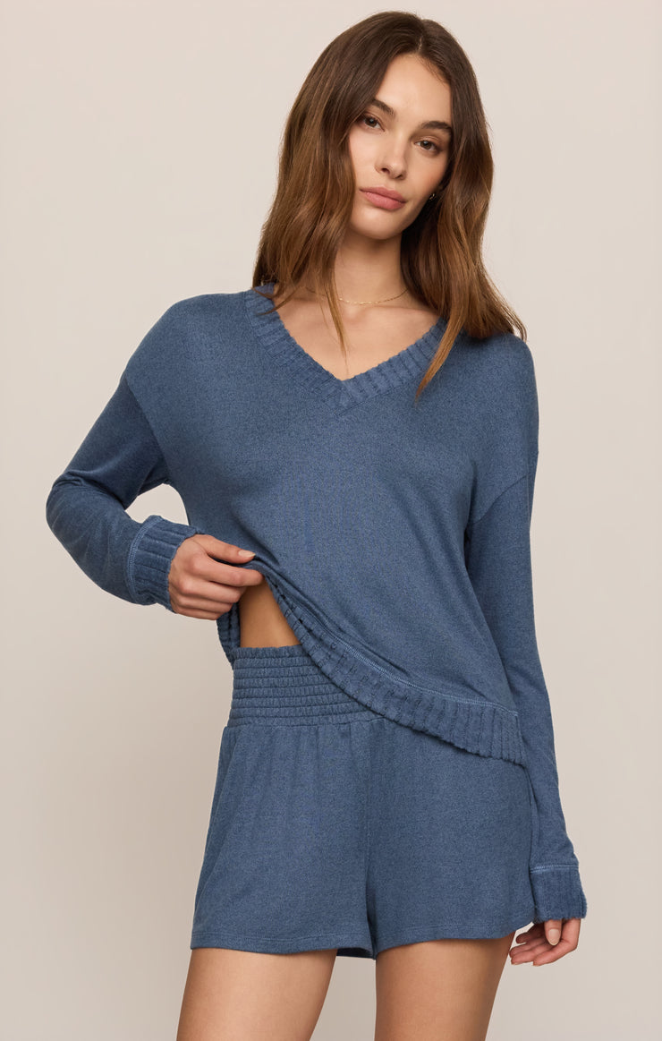 Tops Courtney Long Sleeve Top True Navy
