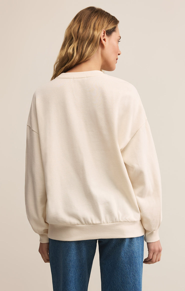 Tops Oversized Love Sweatshirt Vanilla Ice