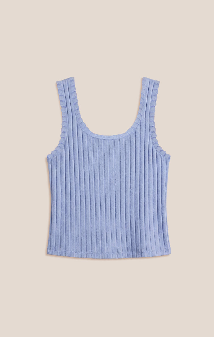 Double Scoop Silky Rib Tank