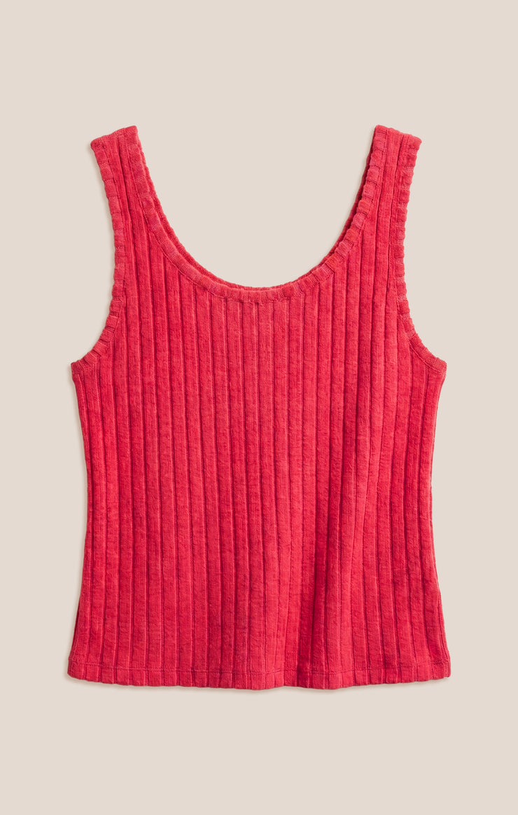 Double Scoop Silky Rib Tank