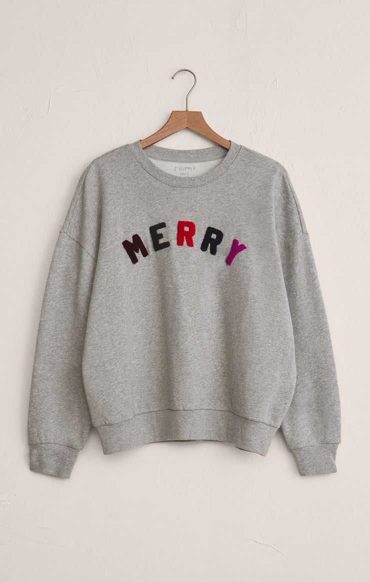 Tops Merry Sunday Sweatshirt Classic Heather Grey