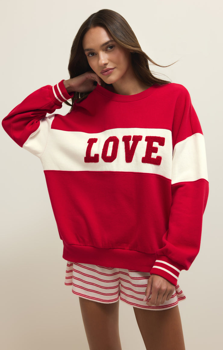 Tops Oversized Love Sweatshirt Oversized Love Sweatshirt