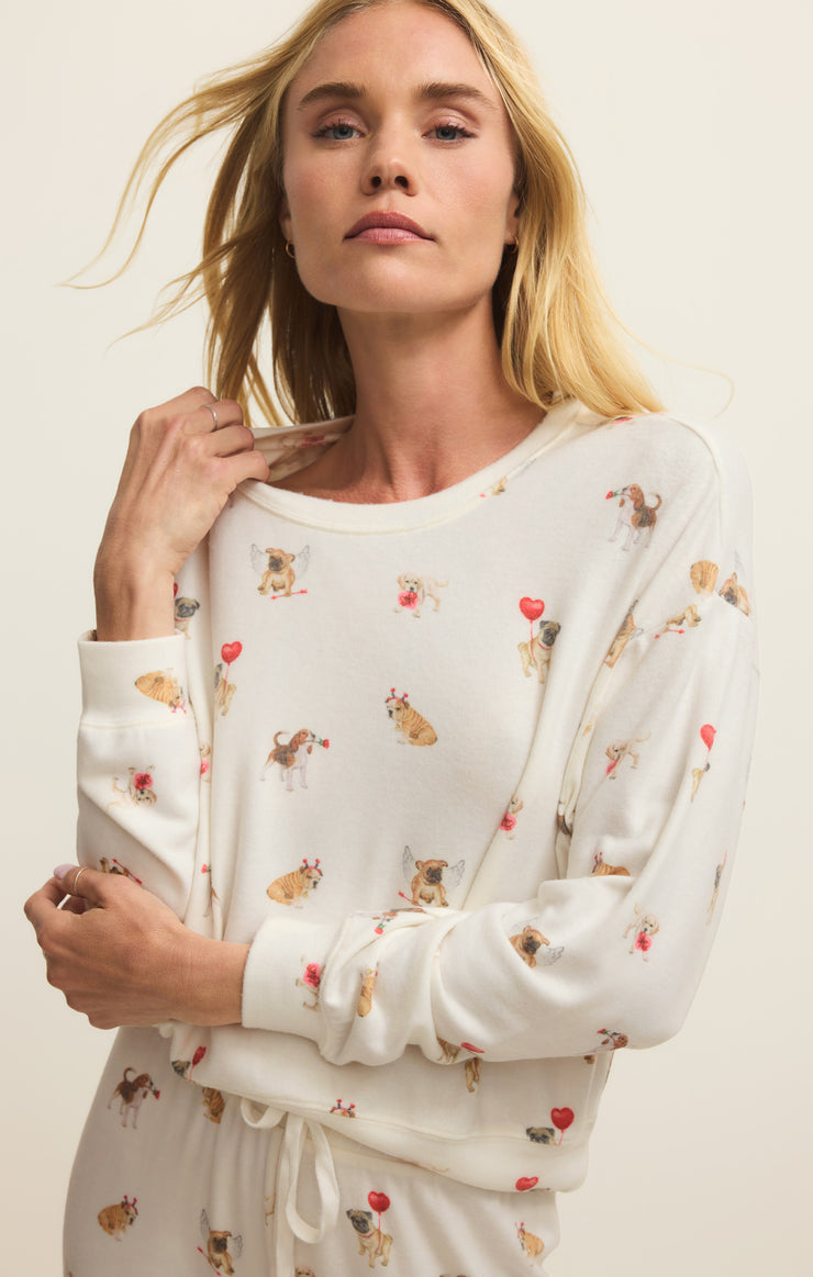 Tops Bisous Love Pup Top Bisous Love Pup Top