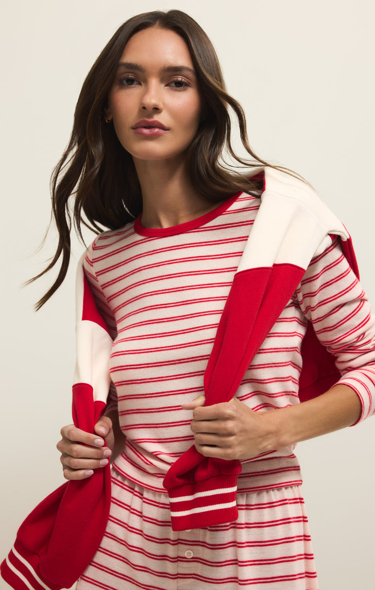 Tops Night In Stripes Long Sleeve Top Night In Stripes Long Sleeve Top