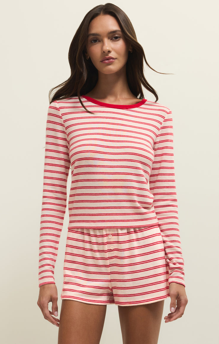 Tops Night In Stripes Long Sleeve Top Multi
