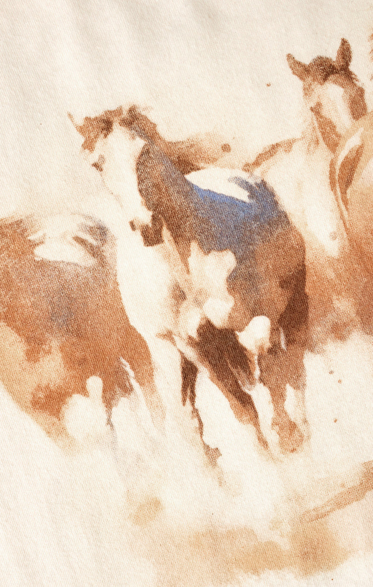 Tops Howdy Horses Boyfriend Tee Vanilla Ice