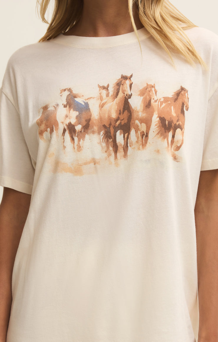 Howdy Horses Boyfriend Tee