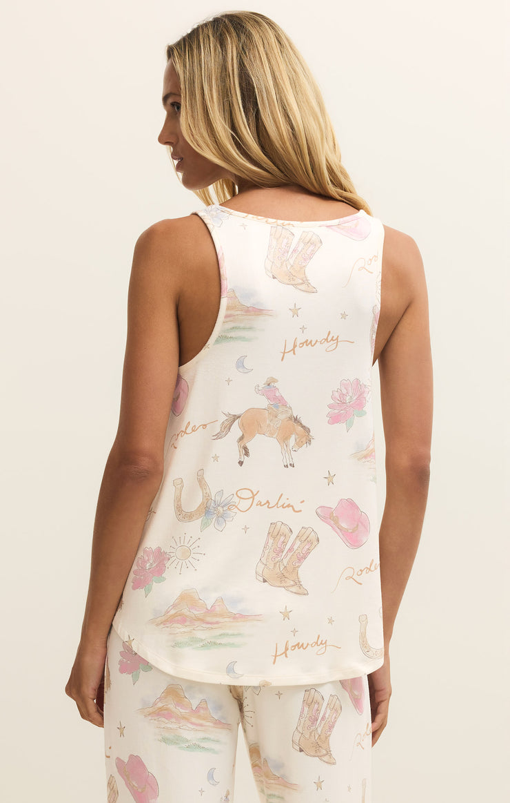 Tops Desert Rose Tank Vanilla Ice