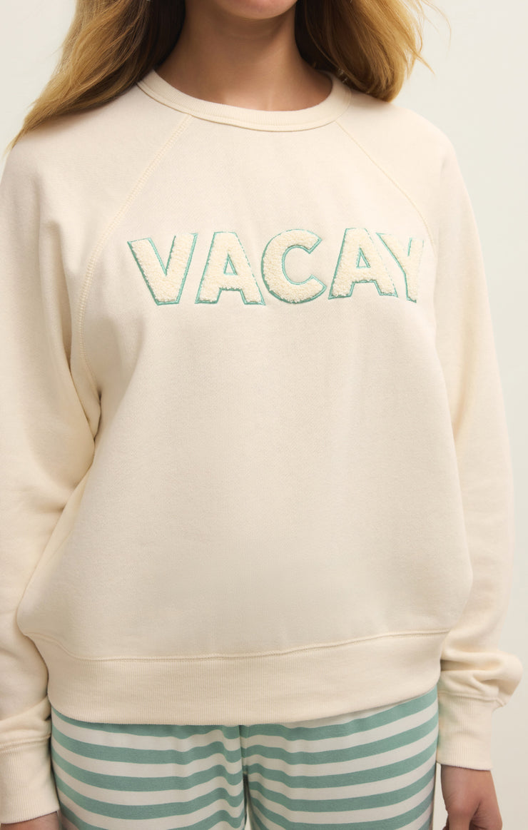Vacay Fleece Sweatshirt