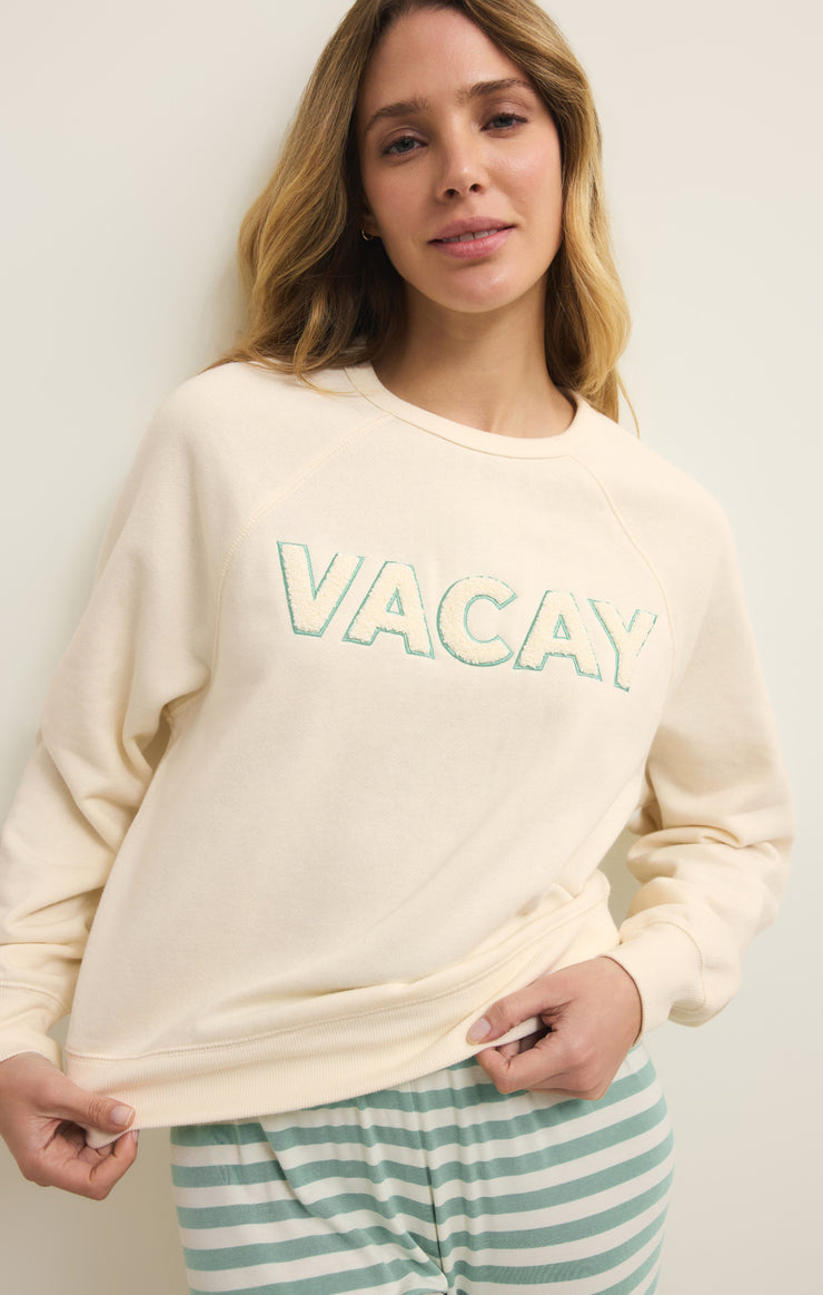 Vacay Fleece Sweatshirt