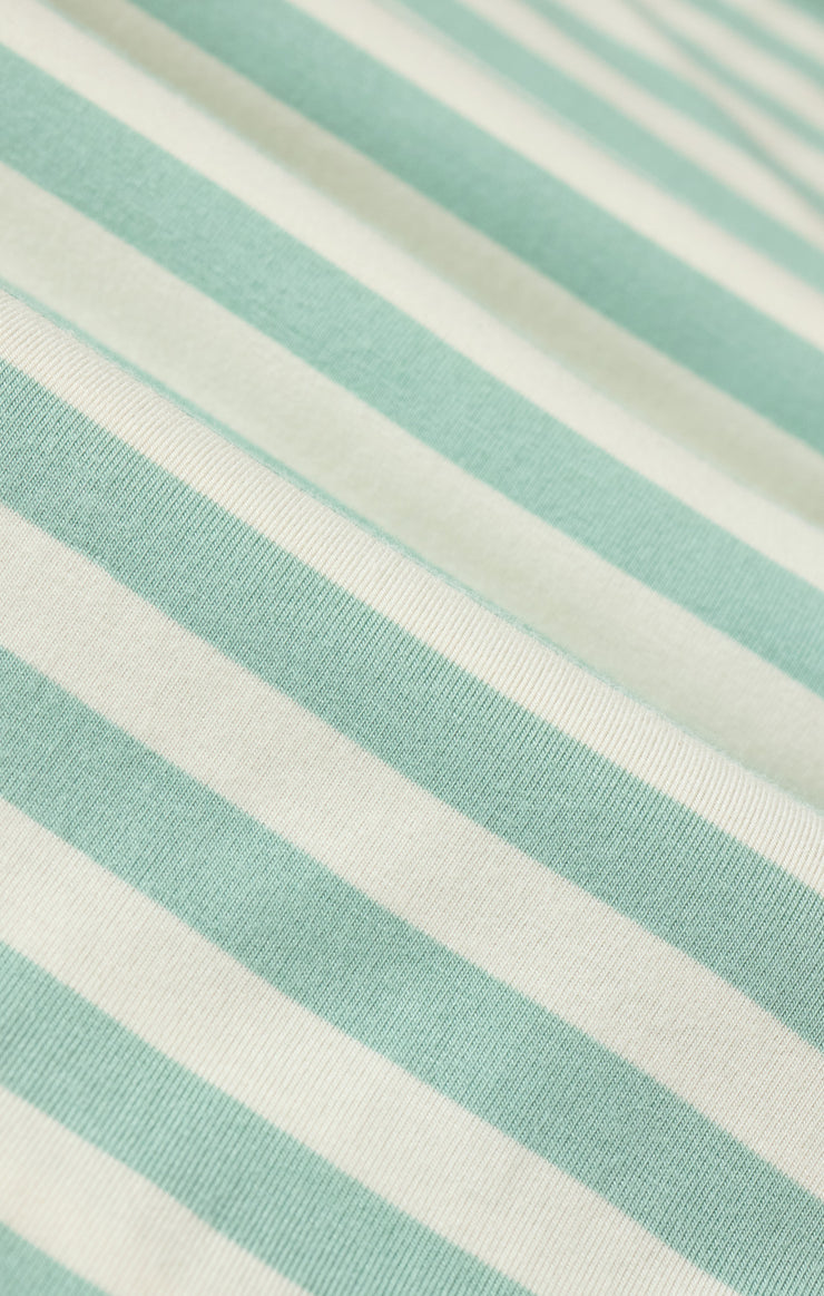 Tops Kiera Stripe Tank Crystal Green