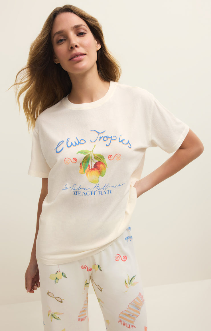 Tops Club Tropics Boyfriend Tee Vanilla Ice