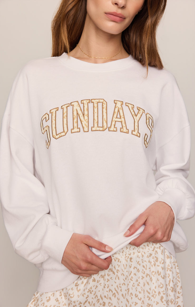 Tops Sundays Wild Sweatshirt White