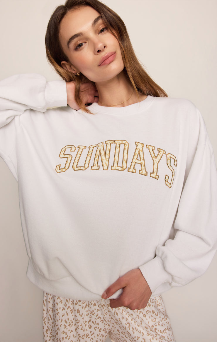 Tops Sundays Wild Sweatshirt White