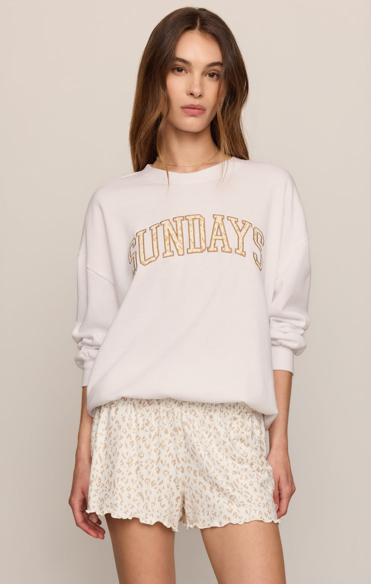 Tops Sundays Wild Sweatshirt White