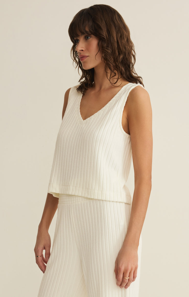 Sloane V-Neck Rib Tank