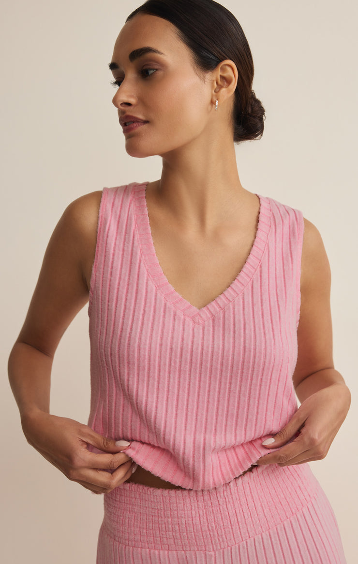 Tops Sloane V-Neck Silky Rib Tank Sloane V-Neck Silky Rib Tank