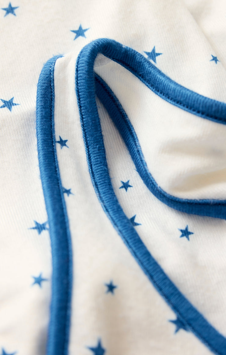 Tops Luxe Star Tank White