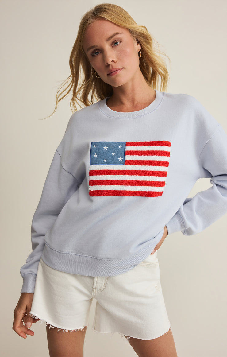 Tops Free Time Sweatshirt Hamptons Blue